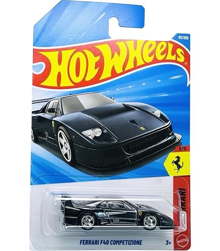 Amazon.com: Hot Wheels Ferrari Testarossa, [Black] #834 : Arts