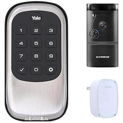 Smart Front Door Bundle with Z-Wave Lock, WiFi Video Uganda Ubuy