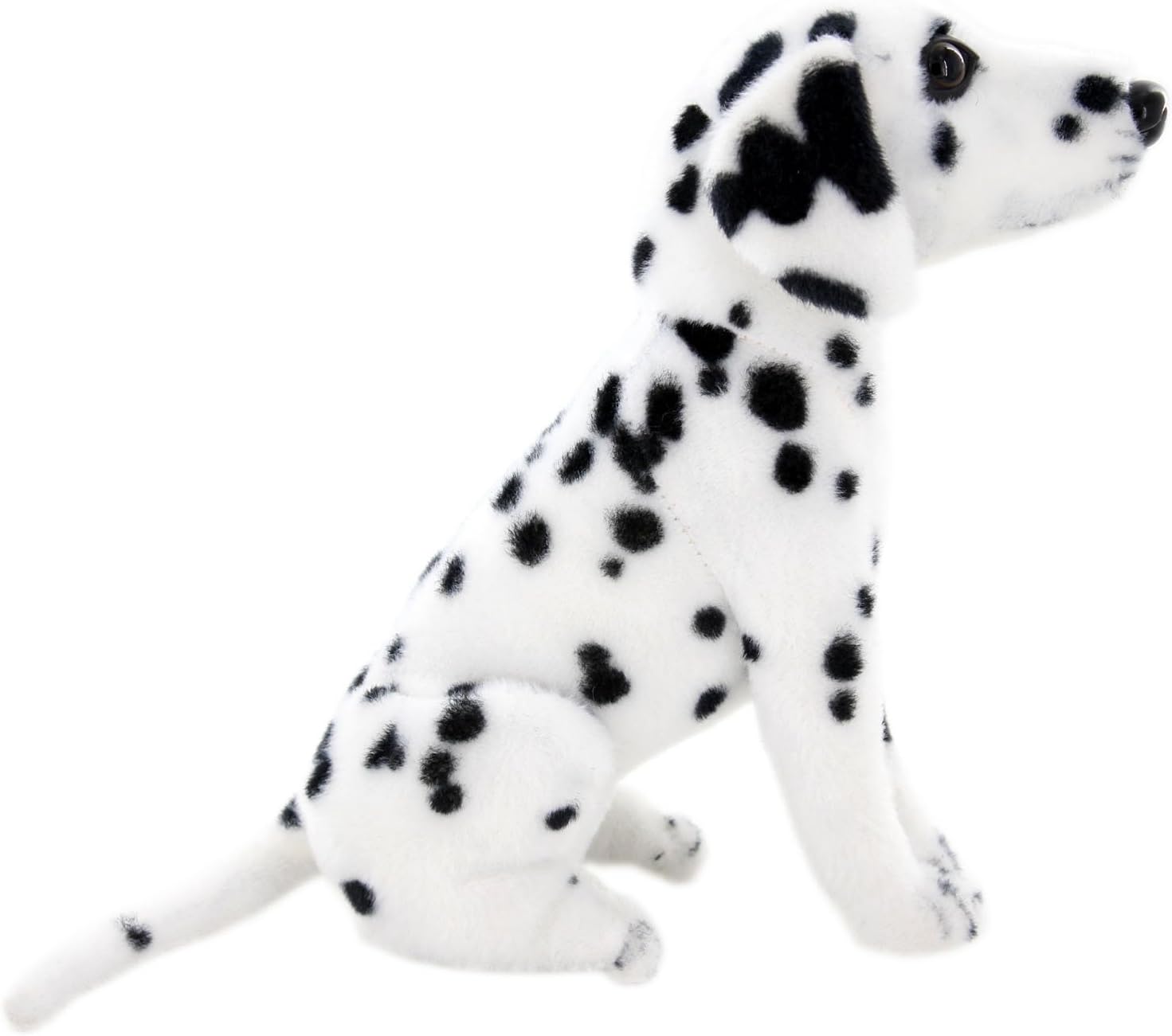 JESONN Lifelike Stuffed Animals Toys Sitting Dog Plush (Dalmatian, 12 Inches)