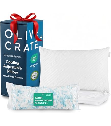 Amazon.com: FOSSFLAKES Nordic Sleep, Bed Pillow Hypoallergenic