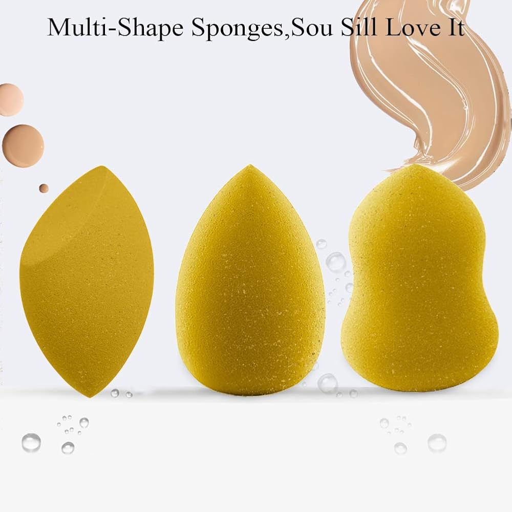 Pro Slanted Beauty Sponge Makeup Blender aooty