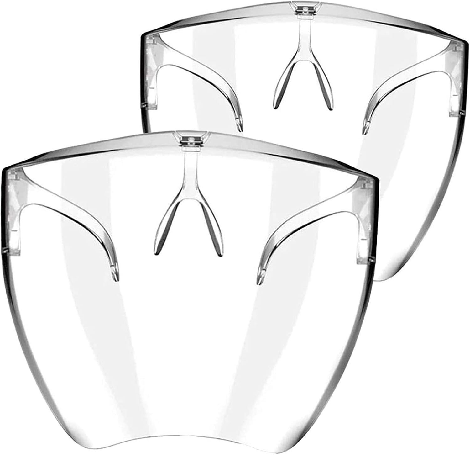 2 Pieces Goggle Sunglasses Visor Full Face Cover Protective