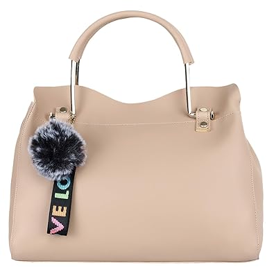 Don Cavalli Womens PU Leather Handbag (DC_HB_20-P)