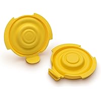 Medela Breast Pump Parts | PersonalFitFlex Membranes, 2-Pack, Yellow