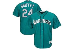 Ken Griffey Jr Seattle Mariners Youth 8-20 Teal Alternate Cool Base Replica Jersey