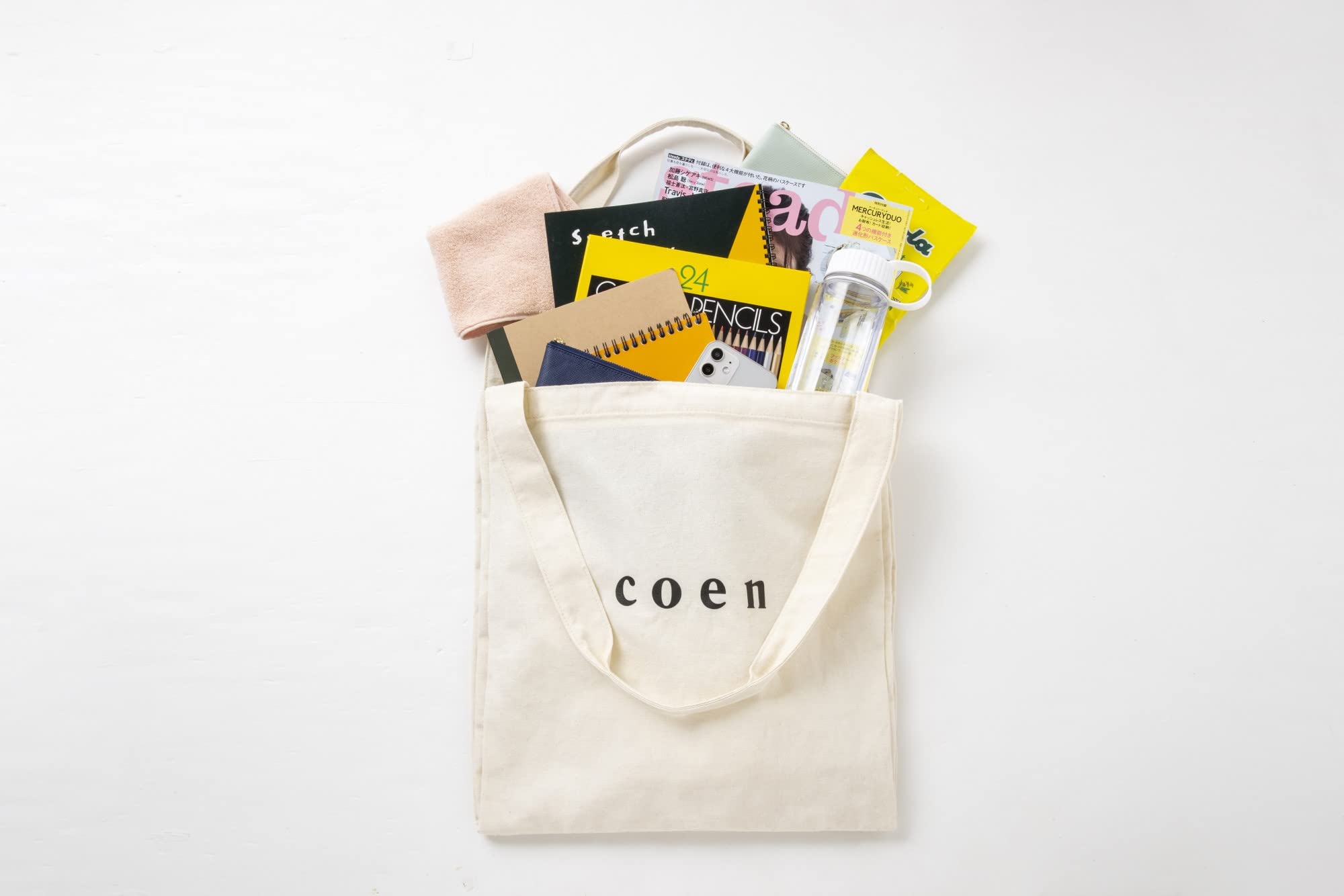 coen 2022 SPRING/SUMMER COLLECTION BOOK:6/1発売【ムック本付録】coen 3層式トートバッグ