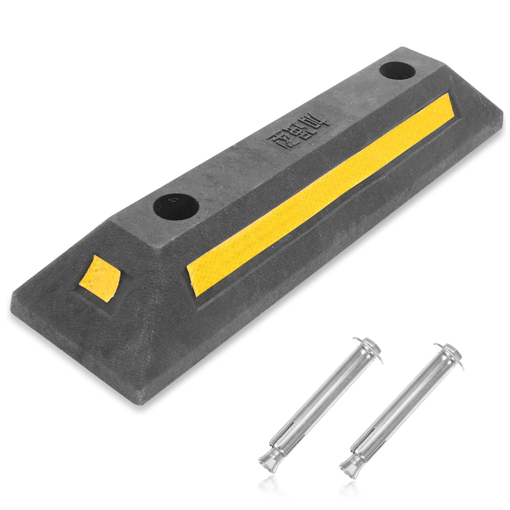 Milisten Car Stopper Rubber Curb Parking Stopper for Garage Car Parking Stops Rubber Parking Lot Stopper Tire Stops for Garage Floor Garage Parking Sensor Parking Curb Accessories Wheel