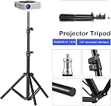 Docooler Portable Projector Tripod Stand Mount 1/4 Inch Height Adjustable LCD view 6