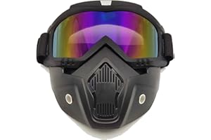 PPGAREGO Paintball Mask Anti Fog | Airsoft Helmet and Mask Full Face | Tactical Mask for Men | Airsoft Goggles Ballistic Goggles Tactical Goggles | for Skiing Paintball Shooting Cycling Fishing