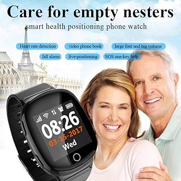 FRWPE Smart Watch GPS + LBS + WiFi Posicionamiento Anti-pérdida ...