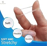 Cosy Companions 240x Small Clear Hair Bands 30mm x 2mm Elastic Ties view 4