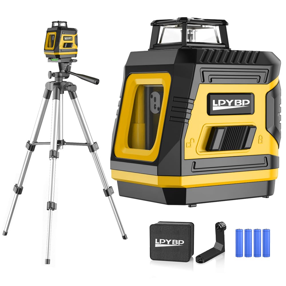 360° Laser-Level-with-Tripod Self-Leveling, Green