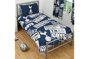 Tottenham Patch Single Duvet Set - Multi-Colour by Tottenham Hotspur F.C.
