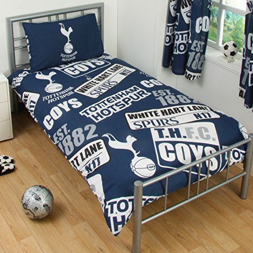 Tottenham Patch Single Duvet Set - Multi-Colour by Tottenham Hotspur F.C.