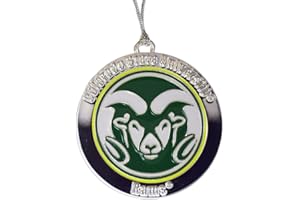 FAN FRENZY GIFTS GOPEO HouGariee Fan Frenzy NCAA Colorado State Rams Ornament