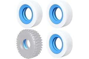 GoHobby 1.9 Tire Foam RC Crawler 1.9 Dual Stage Foam Inserts for Axial SCX10 90046 TRX4 Rock Crawler 1.9 Inch Wheel Tires, Set of 4