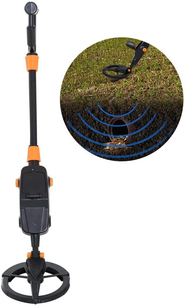 Riosupply Professional Metal Detector-Underground Metal Detector Sensitive Waterproof Adjustable Metal Detector For LCD Gold Hunter