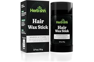 Herbishh Hair Wax Stick For Women & Men 2.7 OZ - Nourish & Styling Slick Wax Stick for Hair Smoothing, Flyaway, Controls Frizzy Hair, Perfect for Hairline and Nape Area, Wax Stick for Hair Fly Away