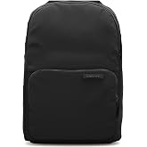 The Brevite Backpack - Casual daypack backpacks for every function. Compact but spacious 18L aesthetic traveling backpack with laptop compartment. (Black)