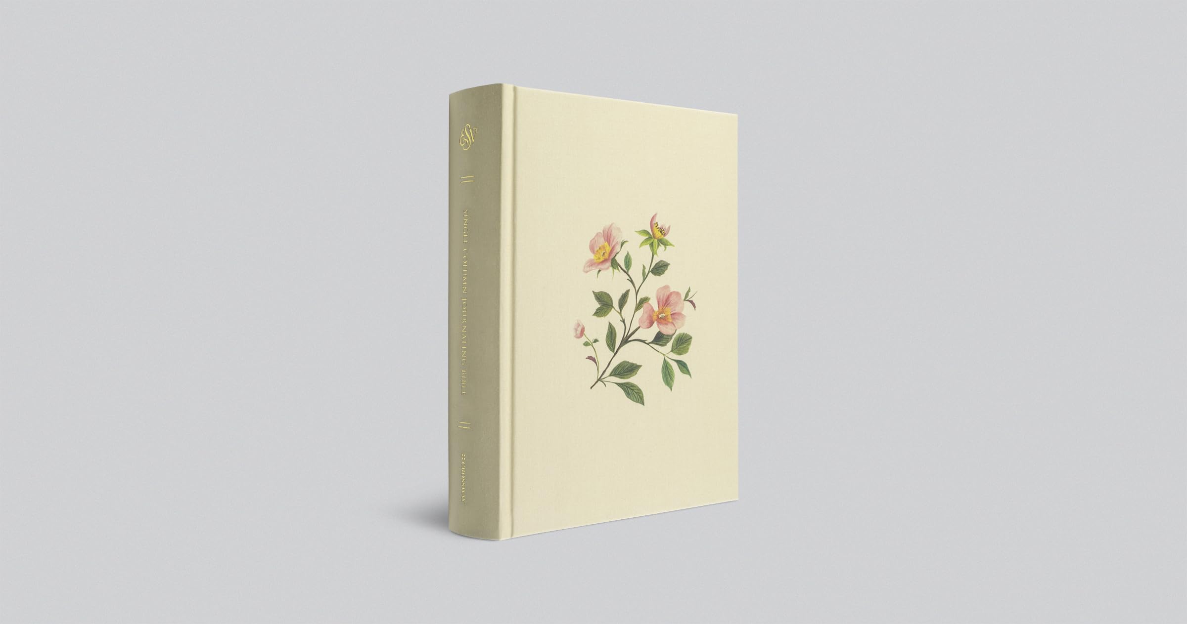ESV Single Column Journaling Bible (Cloth over Board, Rosehip Design): Holy Bible, English Standard Version ESV Single Column Journaling Bible (Cloth over Board, Rosehip Design): Holy Bible, English Standard Version Hardcover