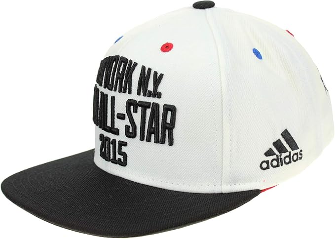Amazon Co Jp Adidas Nba ユース ボーイズ 8 Nba オールスター 15 調節可能なスナップバックキャップ ホワイト 服 ファッション小物