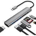 WALNEW 7-in-1 USB-C Hub Mit 4K HDMI, 100W Power Delivery, SD/TF Kartenleser – Adapter Für MacBook, IPad, Surface