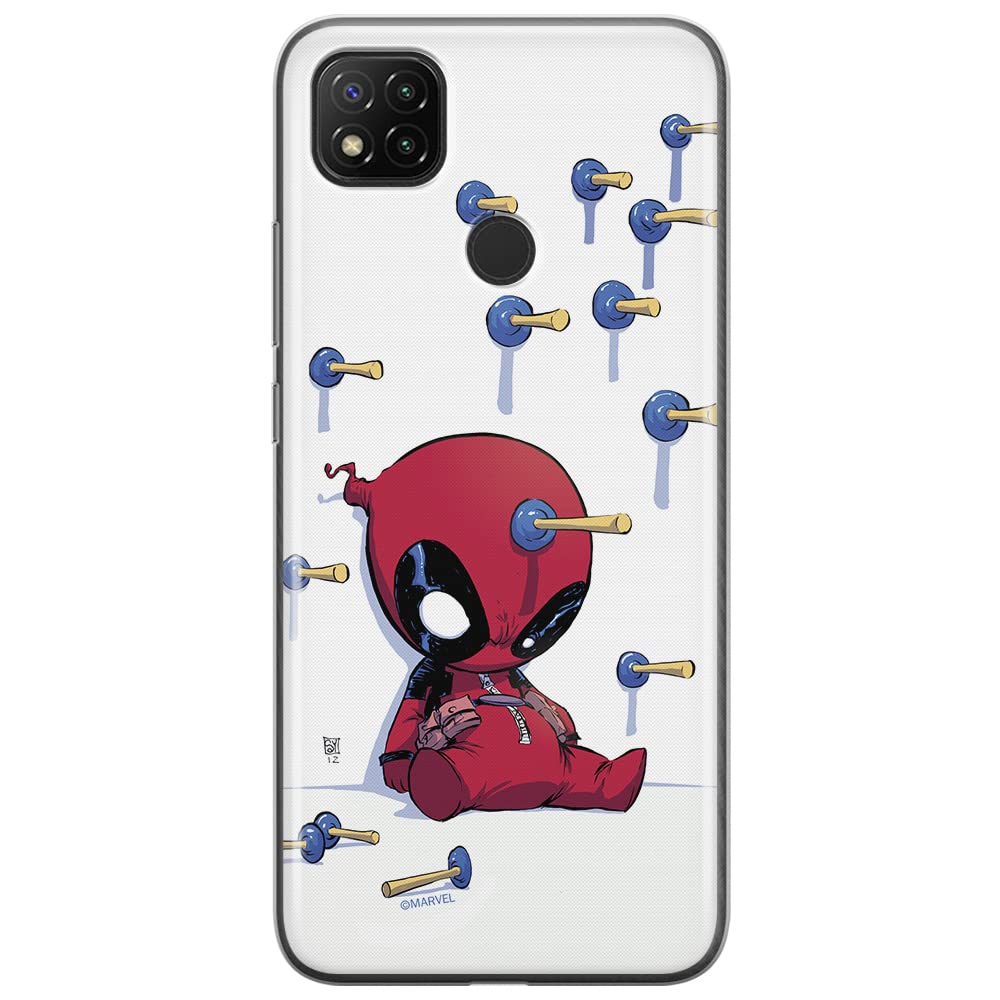 ERT GROUP mobile phone case for Xiaomi REDMI 9C original and officially Licensed Marvel pattern Deadpool 005 optimally adapted to the shape of the mobile phone, case made of TPU
