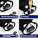 ETCBUYS Light Gloves-Finger LED Gloves Flashing Lights 6 Different Modes