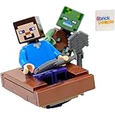LEGO Minecraft: Steve with Drowned Zombie Minifigures