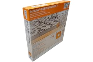 Schluter Kerdi Prefabricated Sloped Shower Tray - Waterproof, Ready to Tile - Lightweight Polystyrene, 72" Length, 72" Width, Center Outlet Position - KST1830