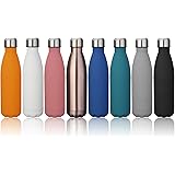KINGSO 17oz Double Wall Vacuum Insulated Stainless Steel Water Bottle Perfect for Outdoor Sports Camping Hiking Cycling