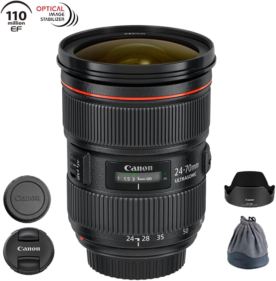 Amazon Com Canon Ef 24 70mm F 2 8l Ii Usm Lens 5175b002 Renewed Camera Photo