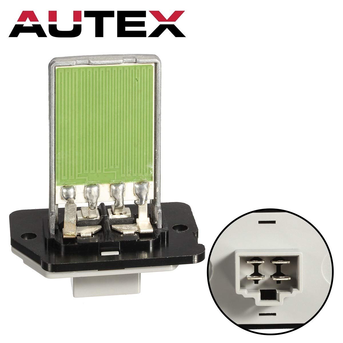 AUTEX Manual HVAC Blower Motor Resistor RU356 3A1276 970353D000 JA1376 Fits  for 02 03 04 05 Hyundai Sonata/Elantra/Santa Fe/Xg350 01 02 03 04 05 Kia ...