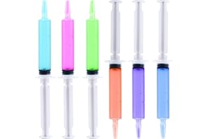 FOCUSLINE 50 Pack Jelly Shot Syringes, 1.5 OZ Capacity Plastic Shot Glasses, Durable Jelly Shot Syringes with Lid, Perfect for Halloween, Thanksgiving, Christmas