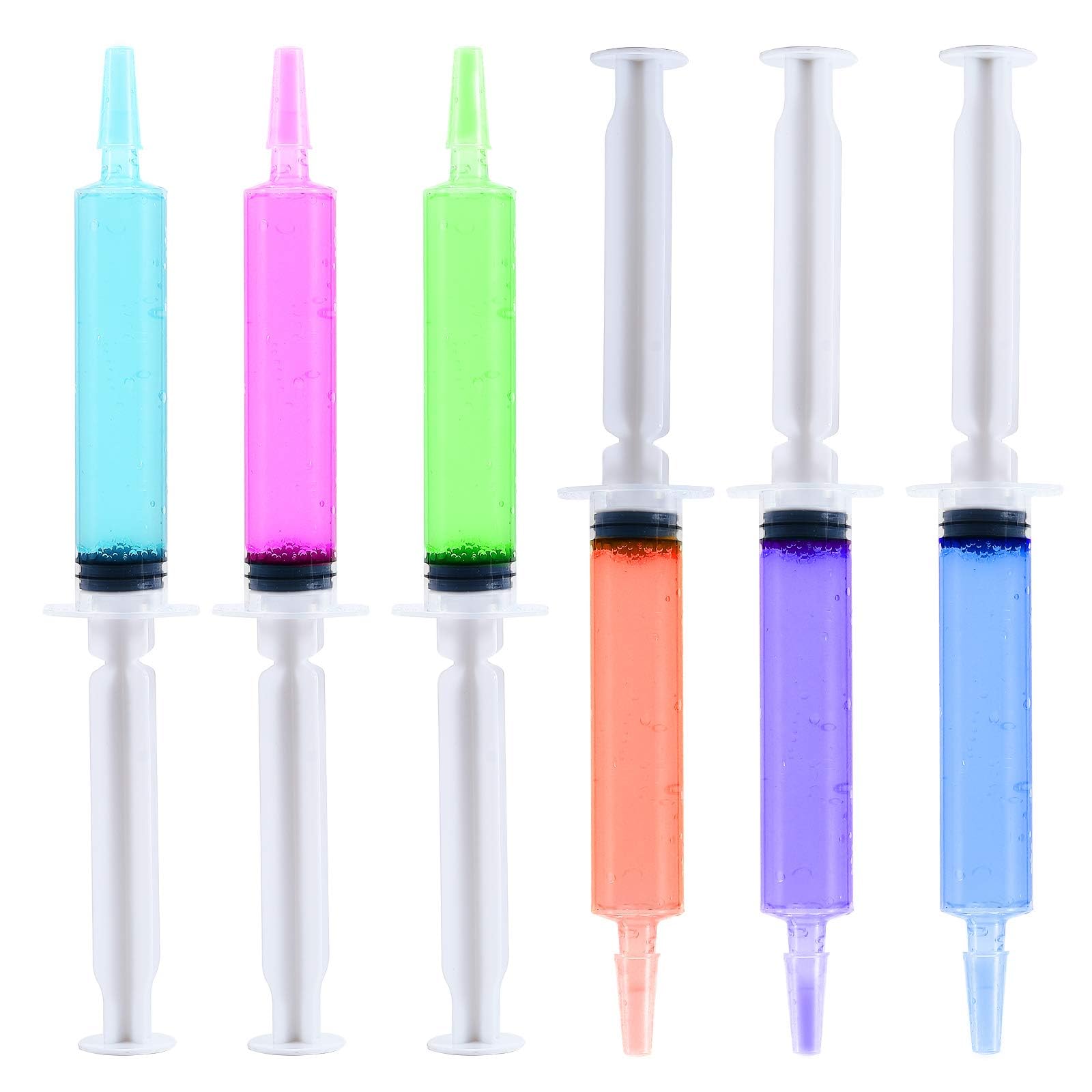 Photo 1 of FOCUSLINE 50 Pack Jelly Shot Syringes, 1.5 OZ Capacity Plastic Shot Glasses, Durable Jelly Shot Syringes with Lid, Perfect for Halloween, Thanksgiving, Christmas