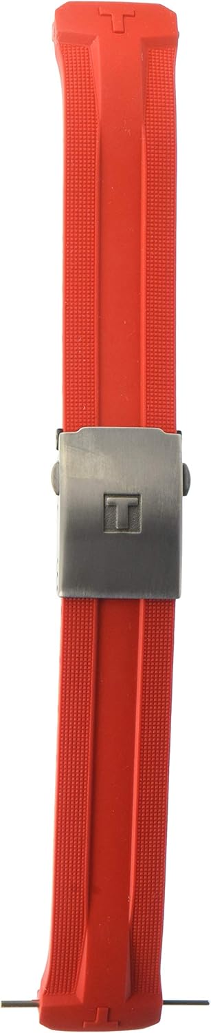 Amazon.com: Tissot unisex-adult Silicone Watch Strap Red T603036455: Watches