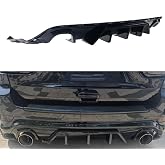 Rear Bumper Diffuser Fit for Jeep Grand Cherokee SRT/Trackhawk 2014-2021 | Glossy Black, Rear Lip Splitter, 3PCS