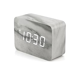OCT17 Marble Pattern Alarm Clock, Fashion