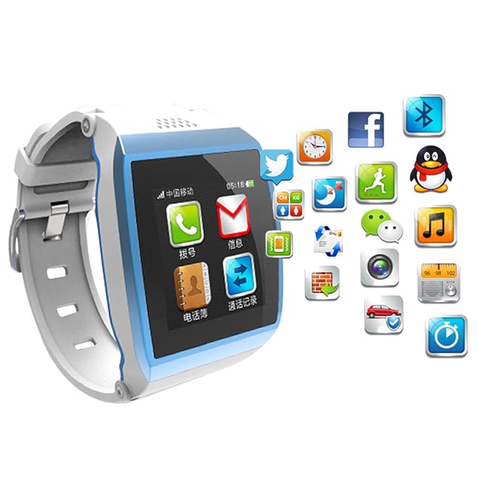 CursOnline New reloj teléfono con SIM y Bluetooth Mod.U Pro 3 ...