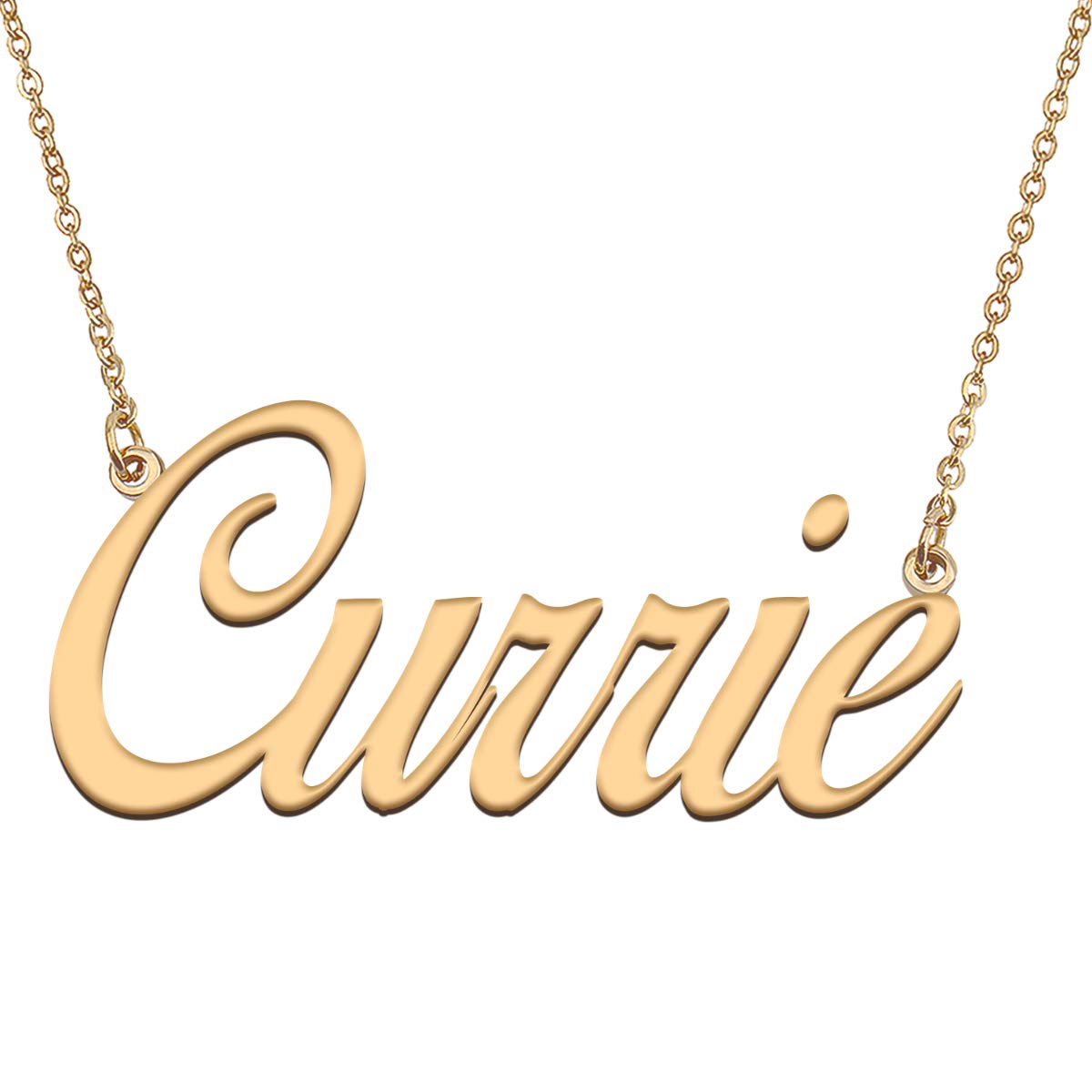 HUAN XUN Customized Custom Simple Any Name Necklace