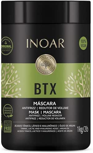 Btx Mascara Antifrizz Redutor Vol. Kg, Inoar  Amazon.com.br
