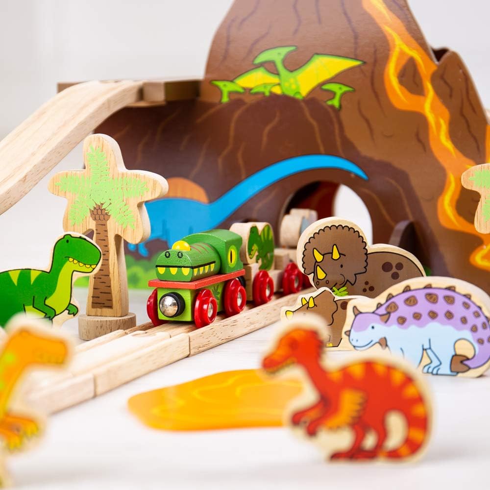 bigjigs dinosaur train set