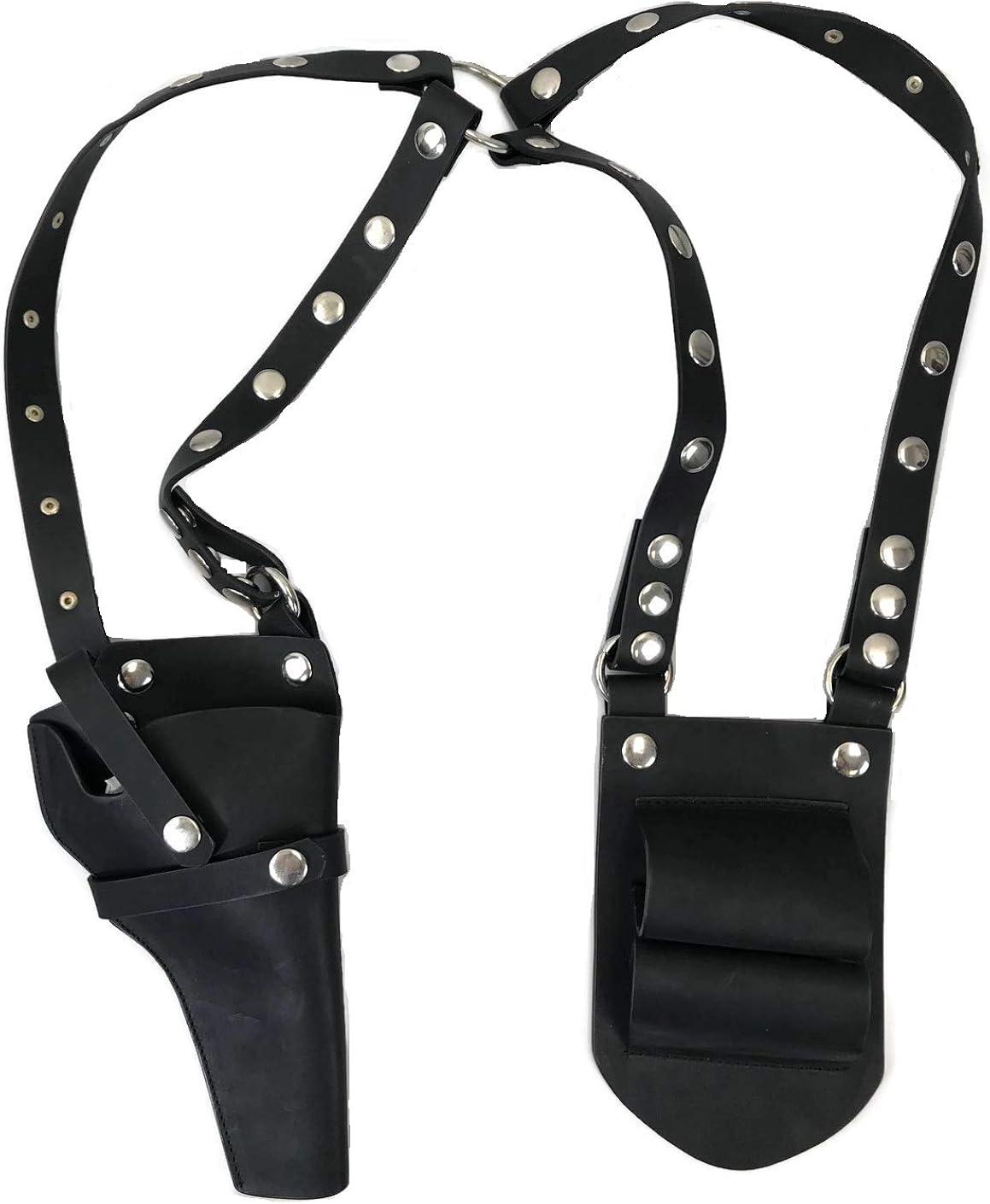 Harley Quinn Shoulder Gun Holster Harness Set Black Clothing
