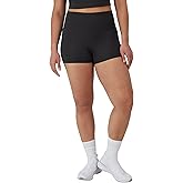 Hanes Womens Moves Bike Shorts, Soft & Stretchy Workout Shorts with Interior Pocket, Moisture-Wicking, 3” Or 7" Inseam
