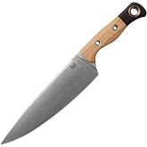 Benchmade Chef Knife Kitchen Knife, CPM-154 Steel Blade (4025-02) | Maple Valley Black Bolster Richlite / G10 handle with black bolster, Drop-Point blade