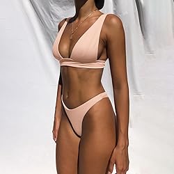 Bathing Suits for Women Deep V Neck Sexy Two Piece