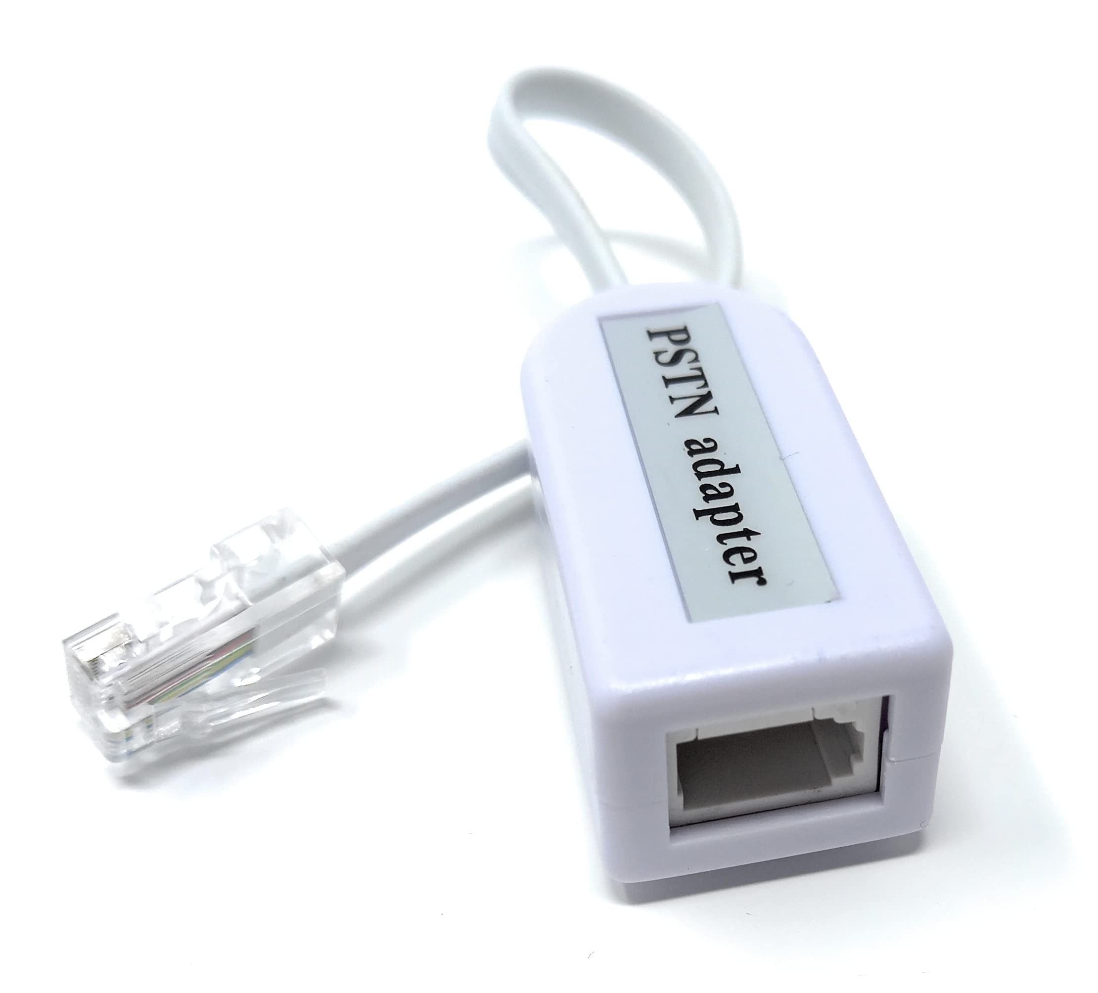 DRUT BT Socket to RJ45 Plug PSTN 6 Pin Adaptor Full Master Phone Line Leaded Telephone Converter