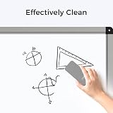 loukin Magnetic Whiteboard Eraser with Cleaner Included Gray view 2