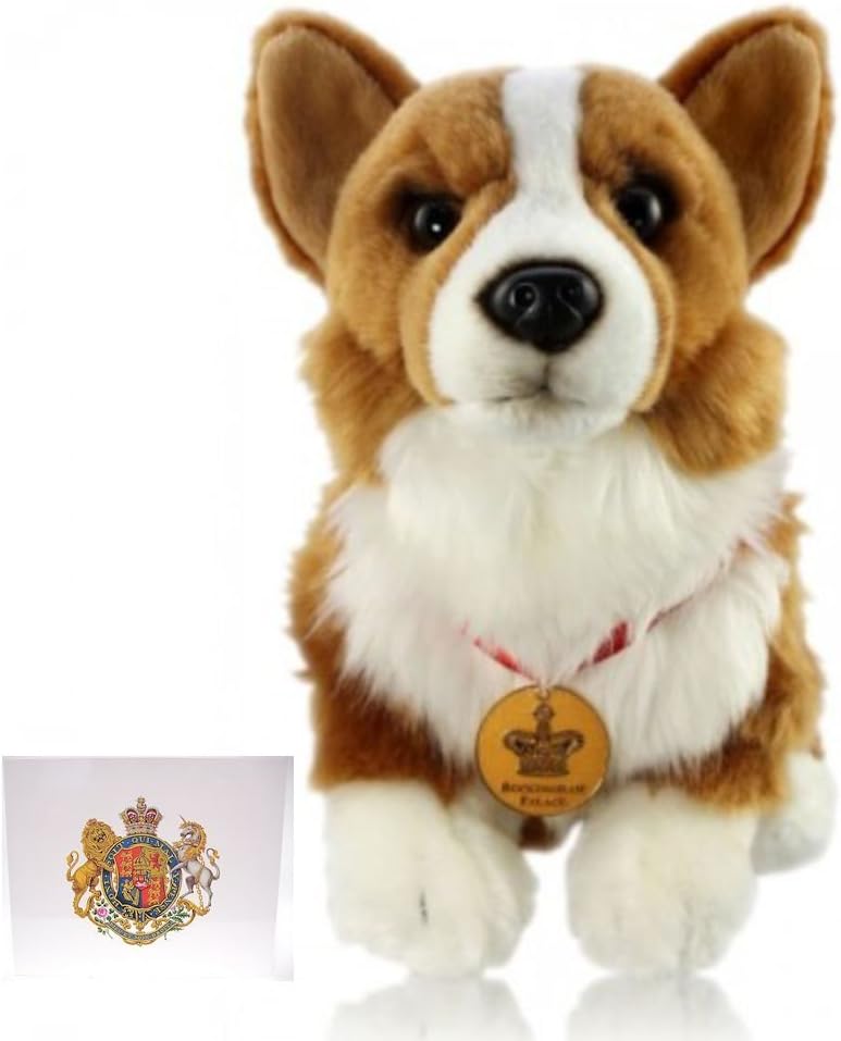 UK Corgi Plush Buckingham Crest 