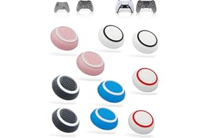 MatoSan® 10x GripSan Thumbstick Grip Set – Aim Assist Caps for Xbox One, Xbox Series X, Steam Deck, PlayStation 5 & PS4 Controllers – Enhanced Control & Comfort